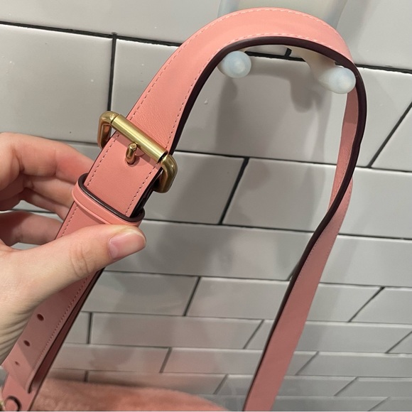 Like New Coach Pink Mira Shearling Crossbody Bag 🩷 - Picture 10 of 10